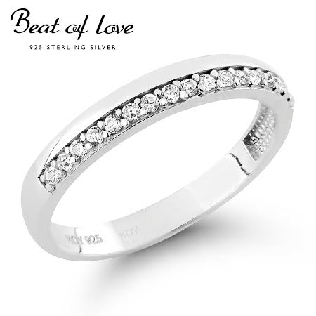 Beat of Love hopeasormukset zirkoneilla Sormusten Herrasta